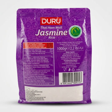 Duru Thai Hom Mali Jasmine Rice 1000g - Premium Thai Long Grain