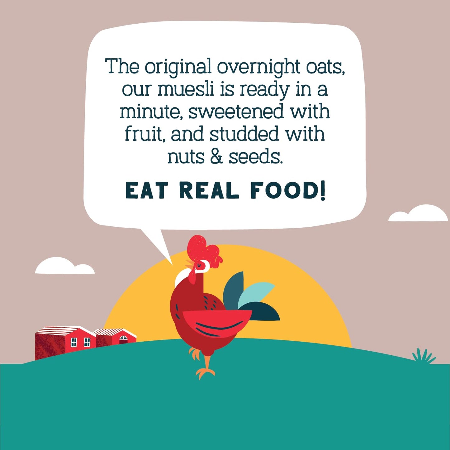 Seven Sundays Muesli Cereal, Classic Bircher Apple Cinnamon Almond, 32 Oz Bag (Pack of 4), Gluten Free, 0g Added Sugar, Enjoy Wa