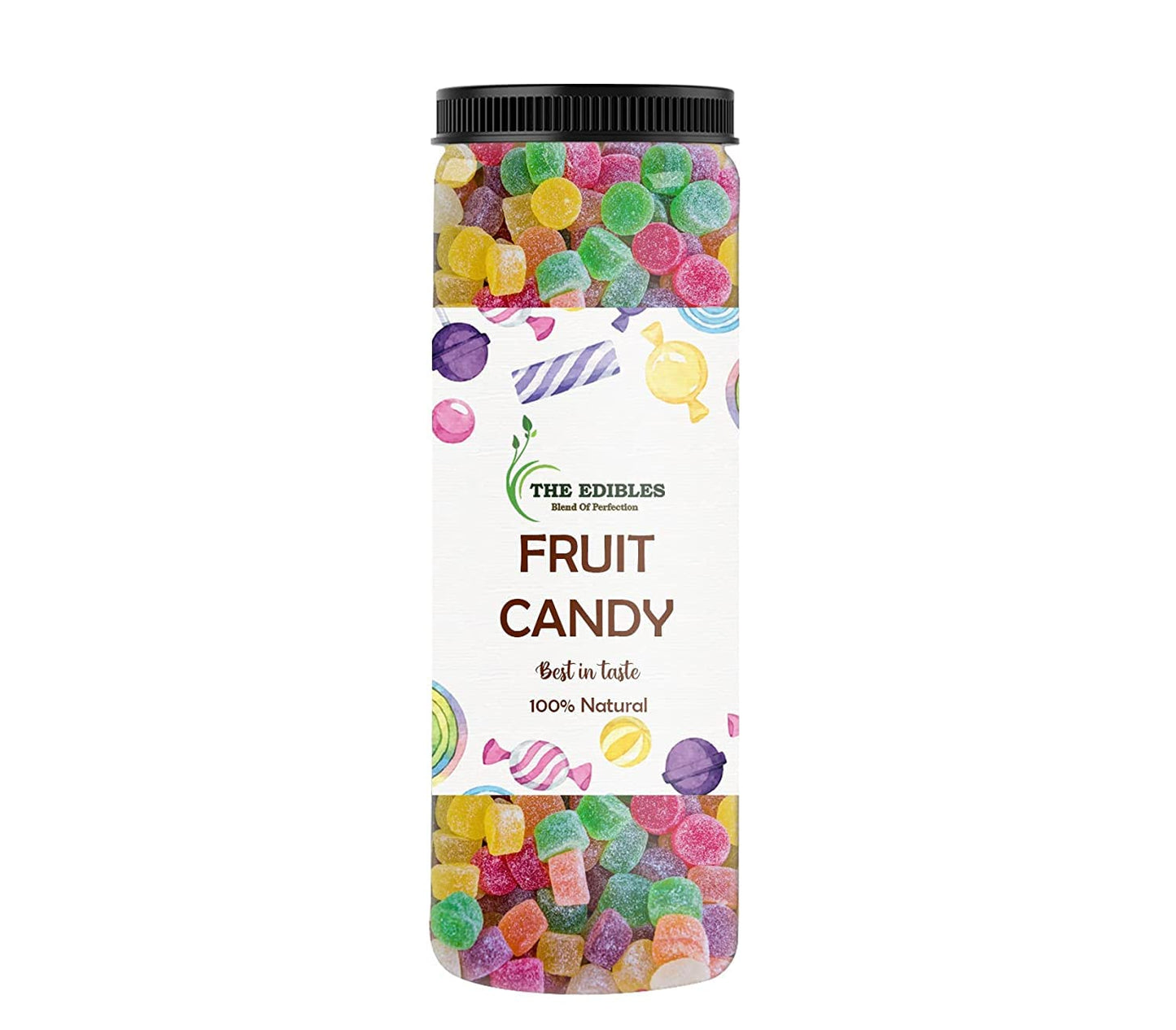THE EDIBLES Mixed Fruits Candy Khati Mithi Goli Packet, 250 gm, Kids Candy Toffee Jar Box Khati Meethi Fruits ki Goliyan Candies