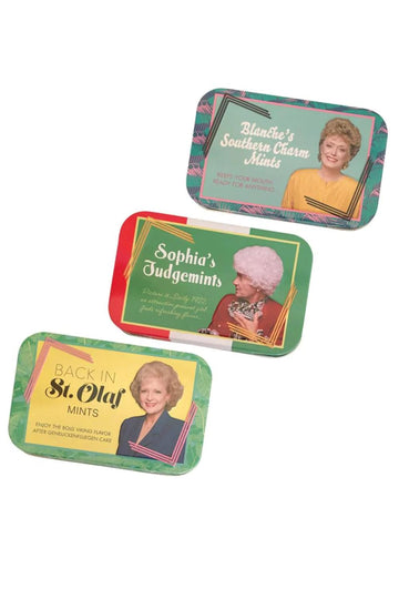 The Golden Girls Stay Golden Mints In Set Of 3 Collectible Tins!