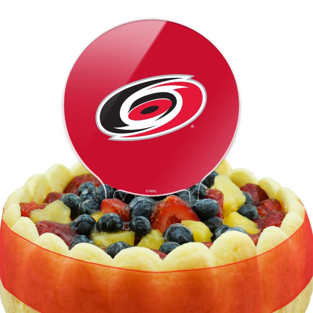 GRAPHICS & MORE Acrylic Cake Topper - Carolina Hurricanes Logo - Multi - One Size