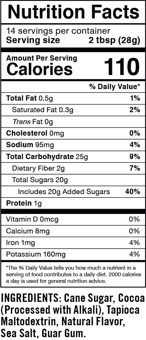 Castle Kitchen Double Dutch Dark Chocolate Premium Hot Cocoa Mix - Dairy-Free, Vegan, Plant Based, Gluten-Free, Non-Gmo Project