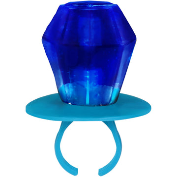 Ring Pop Colorfest Blue Raspberry Bulk Halloween Candy - 30 Ct Individually Wrapped Lollipops - Fun Candy For Kids, Party Favors