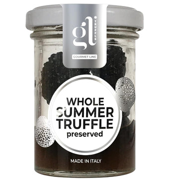 Gl Truffle Gourmet Line Whole Black Summer Truffle, 35 Gm (1.2 Oz) Preserved Truffles, Premium Selected Quality, Product Of Ital