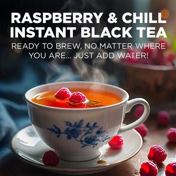 Maud'S Instant Raspberry Tea (Insta Raspberry & Chill), 26Ct. Solar Energy Produced Single Serve Flavored Tea Instant Travel Sti
