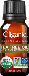 Organic Tea Tree Essential Oil, 0.33Oz