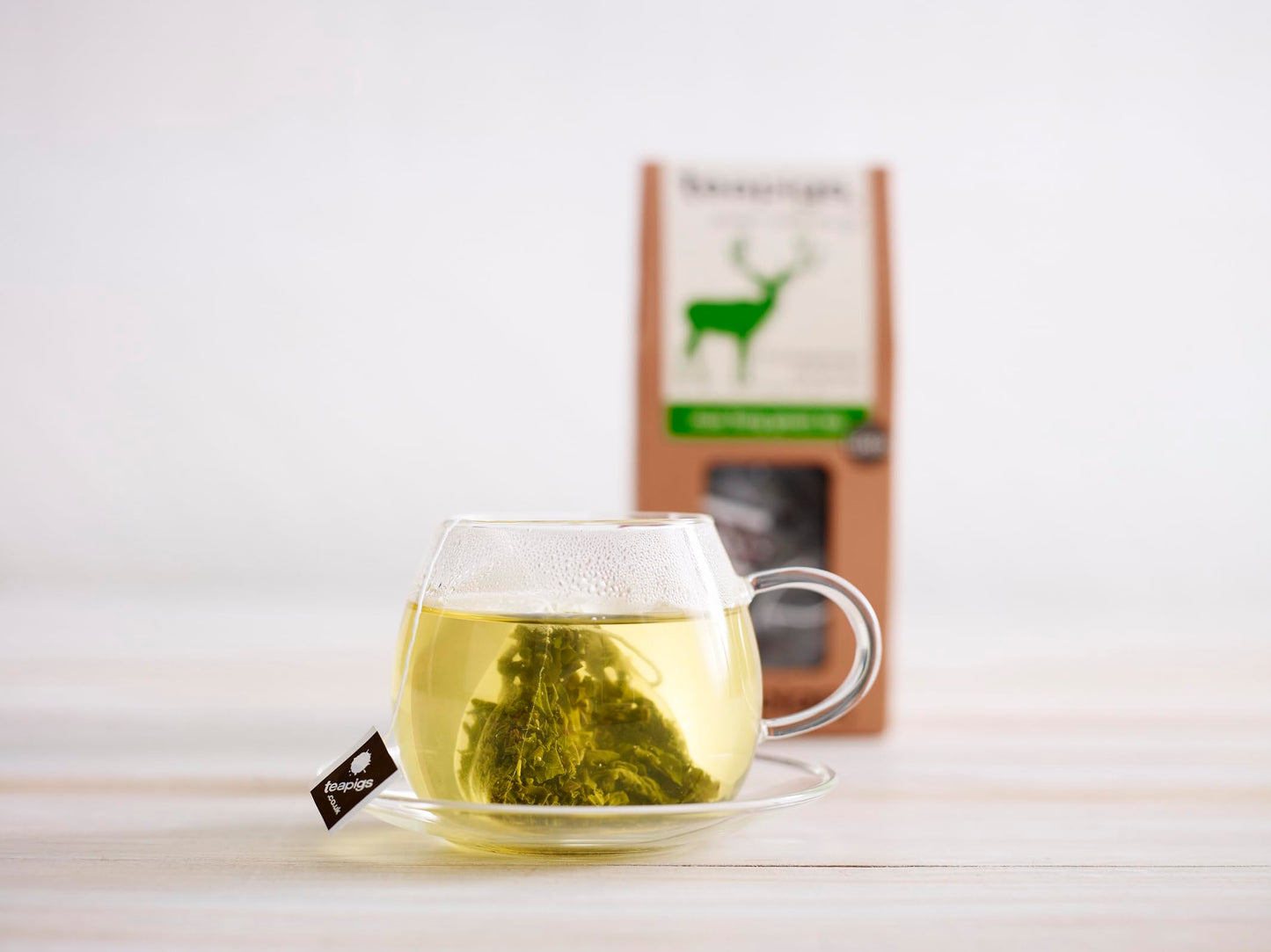 Teapigs Mao Feng Green Tea Bags, 15 Count X 6 Boxes, Clear Pale Green Tea, Fresh Summer Air Taste, Plant Based Tea Bag
