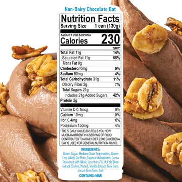 Coldsnap Chocolate Oat Non-Dairy Frozen Dessert Pods - Creamy, Plant-Based Single-Serve Treat Made In Seconds - Rich Chocolate F