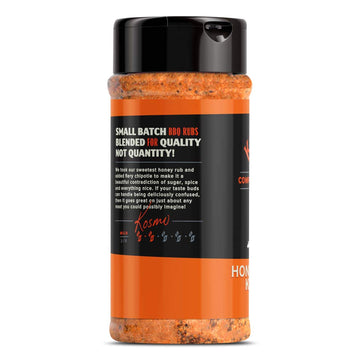 Kosmos Q Honey Chipotle Killer Bee Bbq Rub | Sweet & Spicy Blend | Great On Brisket, Steak, Chicken, Ribs & Pork | Best Barbecue