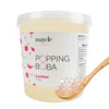 Mayde Popping Boba Pearls For Drinks, Desserts, & Breakfast Bowls (Lychee Flavor, 7 Pounds)