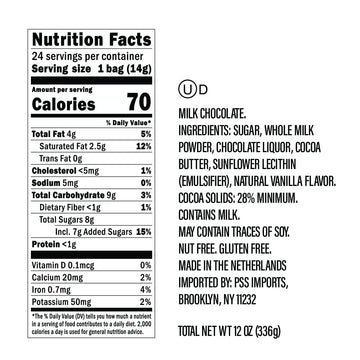 Maccabee Belgian Hanukkah Chocolate Gelt Coins Kosher Nut-Free Dairy Bright Gold (8 Boxes, Each Box Contains 24 Mesh Sacks)