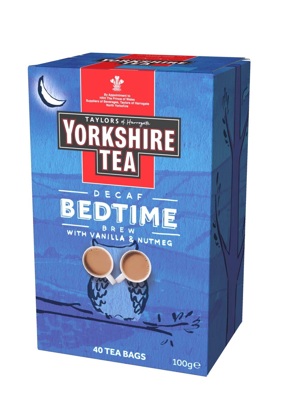 Taylors Of Harrogate Yorkshire Tea Bedtime Brew 40 Tea Bags, 100G