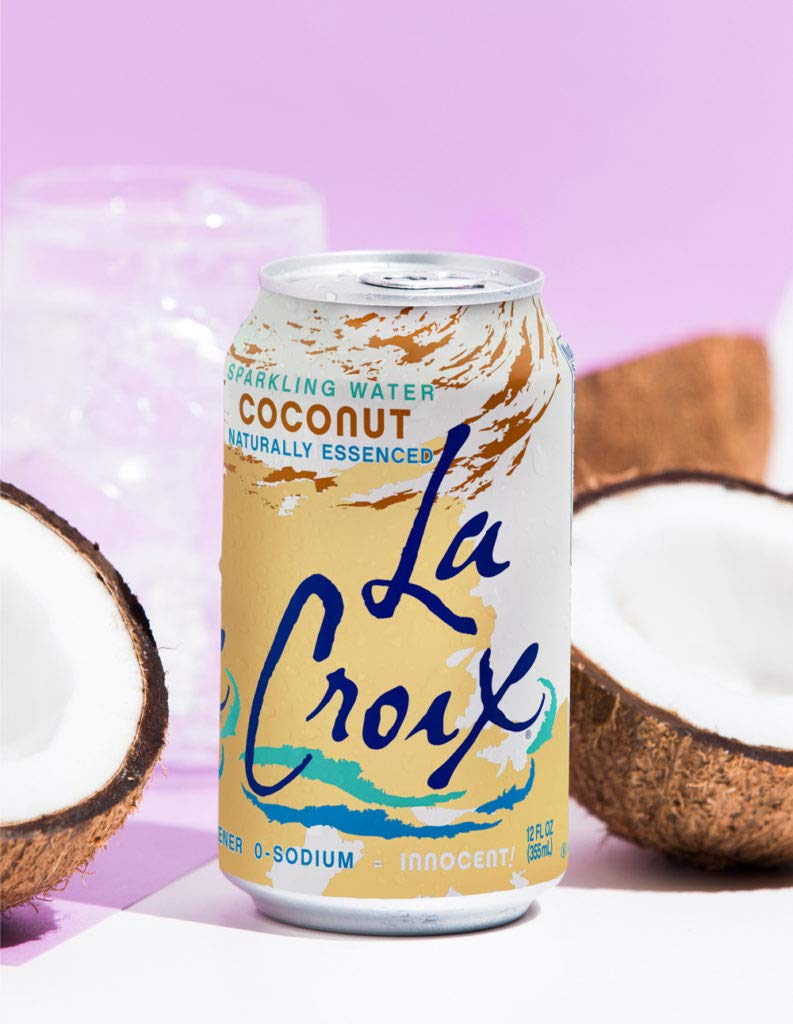 La Croix Sparkling Water, Coconut, 12 Fl Oz (Pack Of 12)