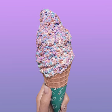 Dashers Spice & Beans - Ice Cream Topping & Cake Decoration (12 oz., Cotton Candy Crunch)