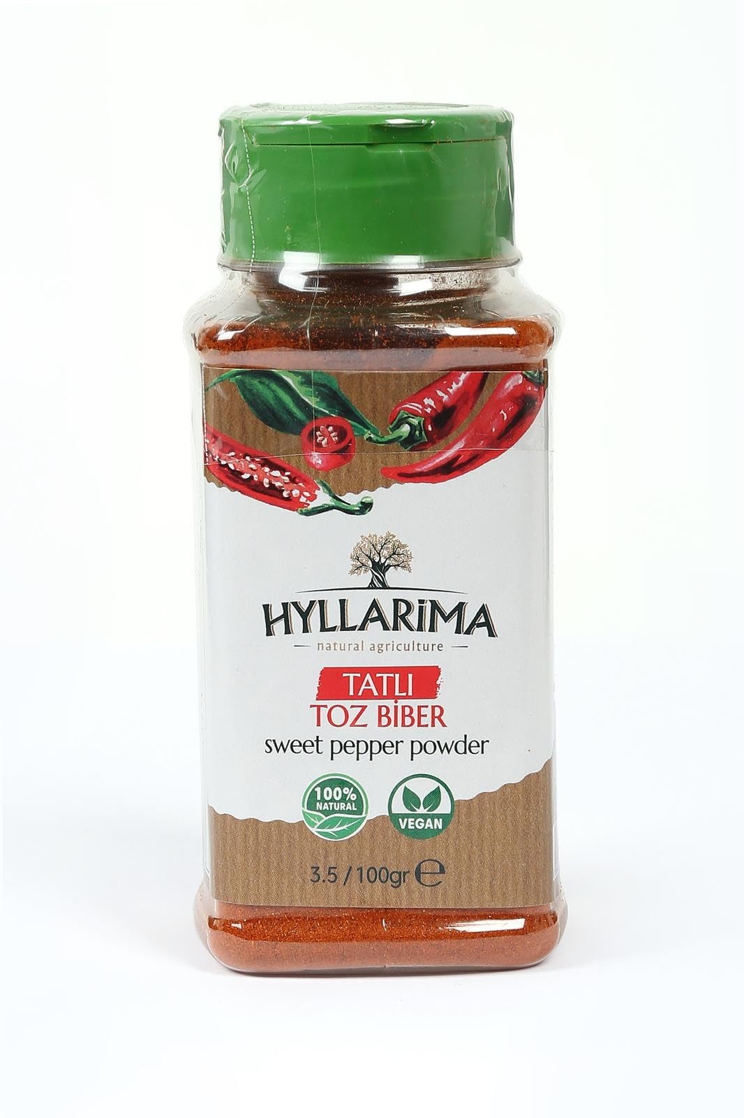 Hyllarima Sweet Pepper Powder | 100g (3.5 oz) | 100% Natural & Pure | Mediterranean Spice