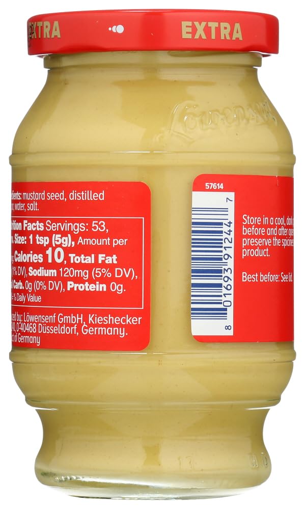 Lowensenf Mustard Extra (Pack Of 2)