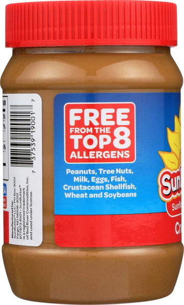 Sunbutter Creamy Sunflower Seed Spread, 16 Oz Plastic Jars (Pack Of 3)