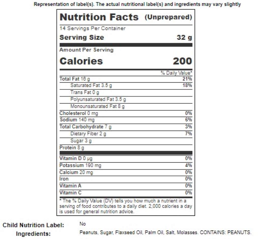 Smart Balance All Natural Rich Roast Chunky Peanut Butter 16 Oz (Pack Of 12)