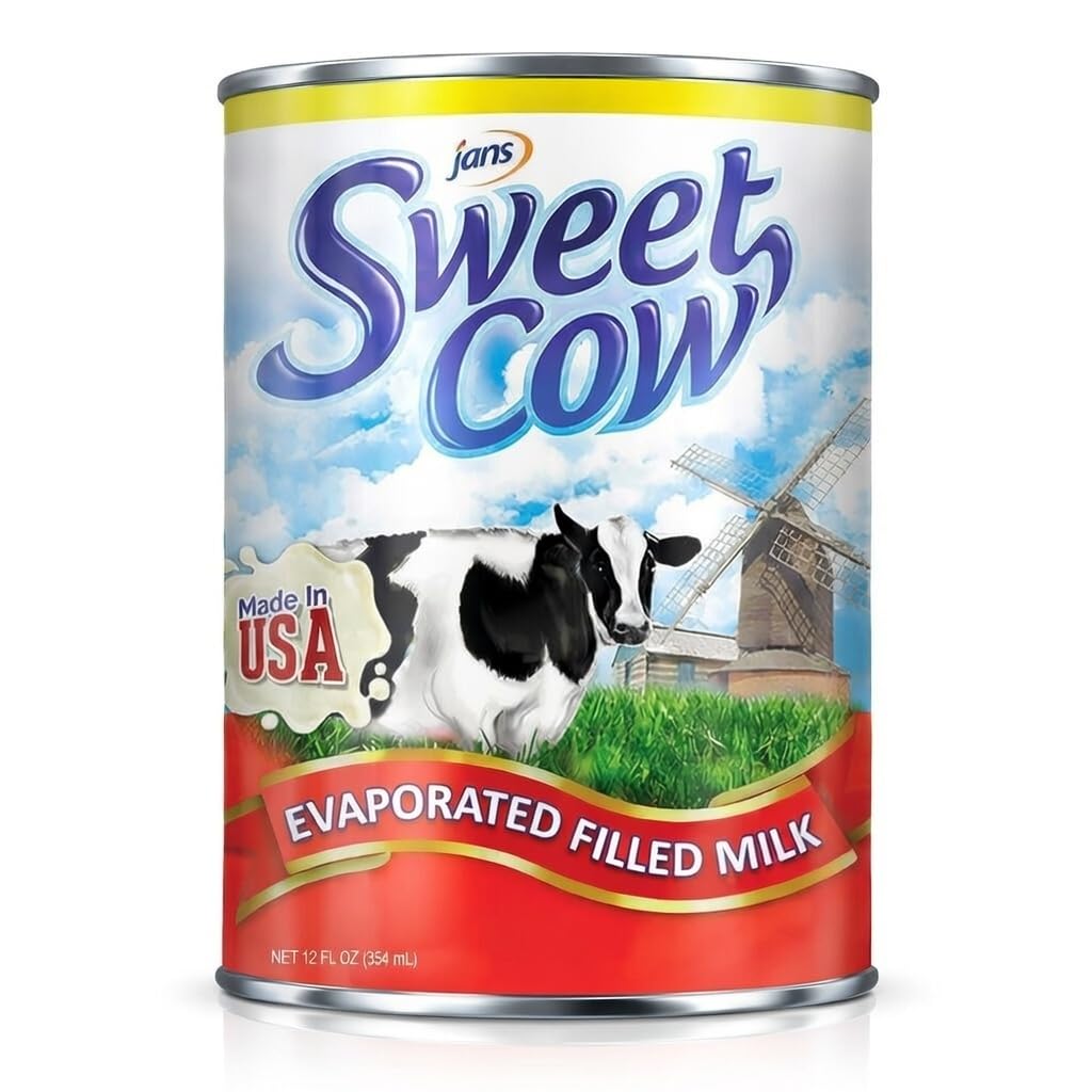Jans Sweet Cow (Pack of 1, Evaporated Filled Milk 12 Oz)