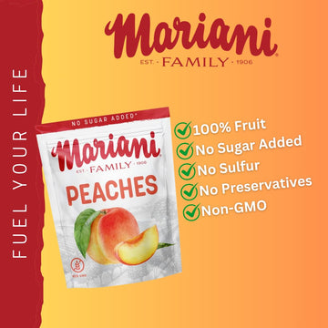 Mariani No Sugar Added Peaches, 5Oz