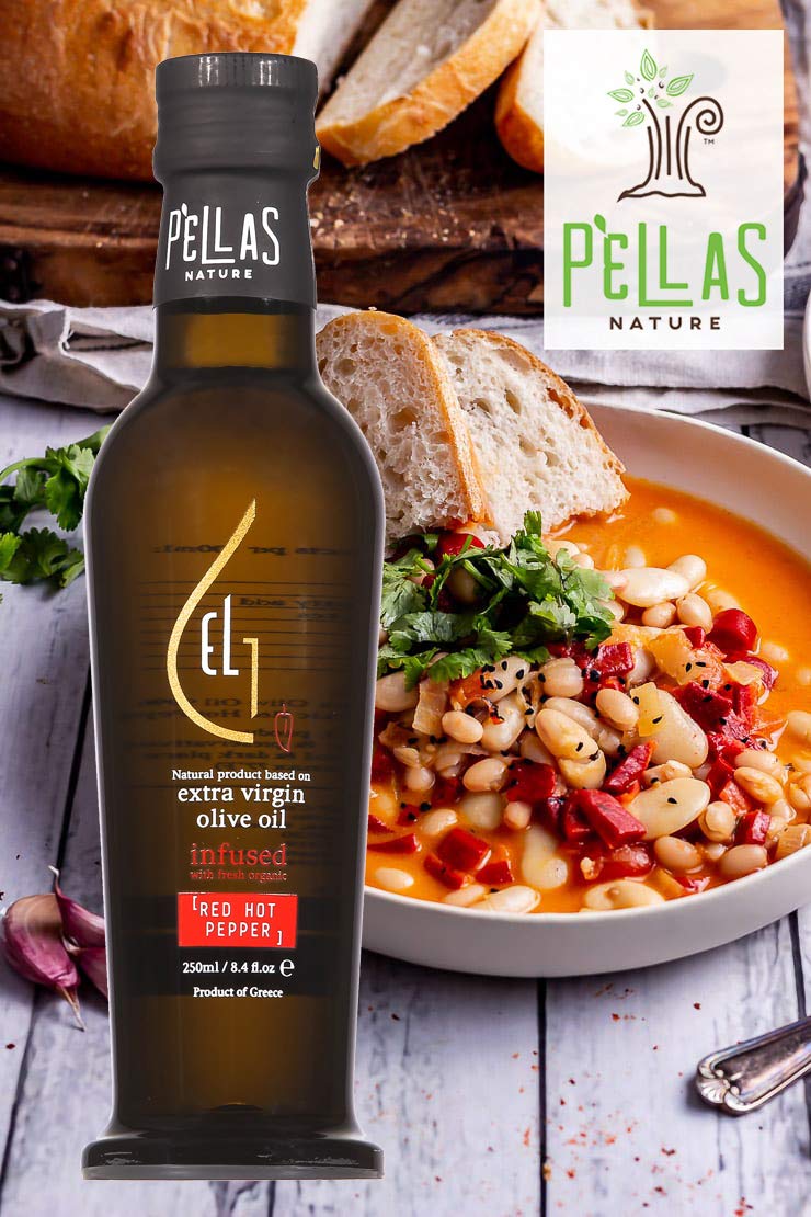 Pellas Nature Organic Red Hot Pepper Infused Olive Oil - 8.5 oz Glass Bottle