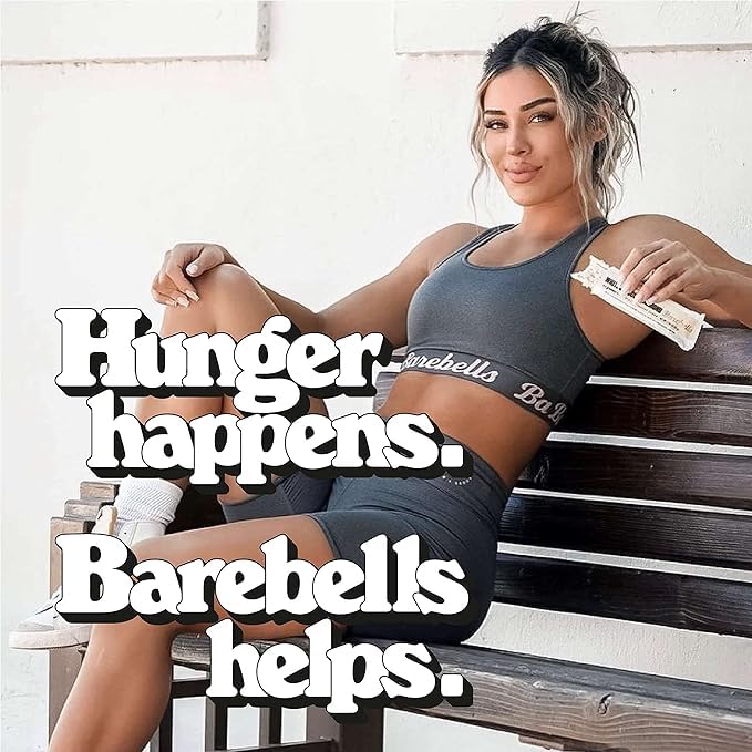 Barebells Protein Bars White Chocolate Almond - 12 Count, Protein Snacks With 20G Of High Protein - Chocolate Protein Bar With 1