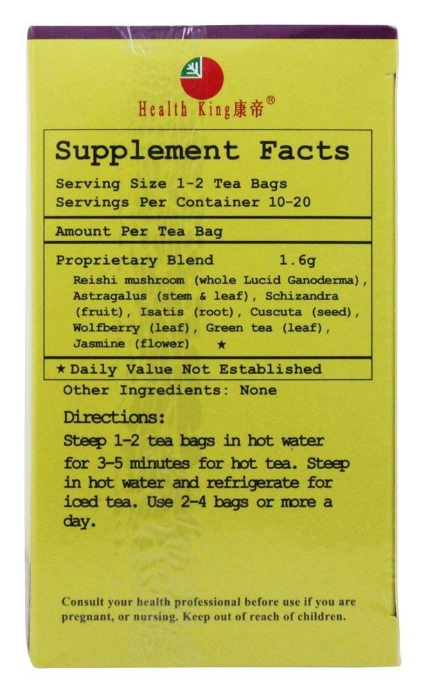 Health King Reishi Liver Guard Herb Tea - 20 Tea Bags