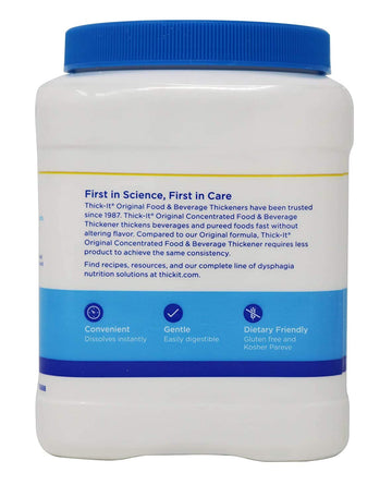 Thick-It Concentrated Instant Food and Beverage Thickener Unflavored - 10oz, Pack of 4