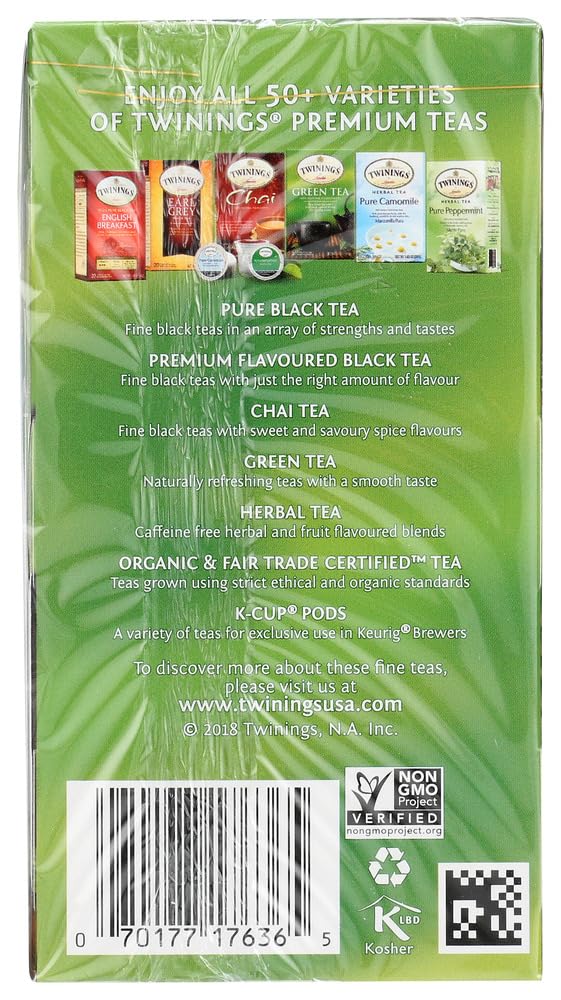 Twinings Green Tea, 20 Count (Pack of 6), Model 05405