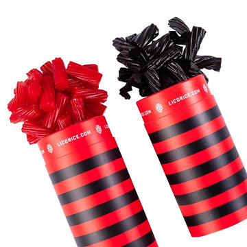 Licorice.Com Gourmet Licorice Candy Duo Pack - Australian Red And Black Twists