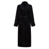 Richie House Womens Plush Soft Warm Fleece Bathrobe Rh1591-F-Xl Black