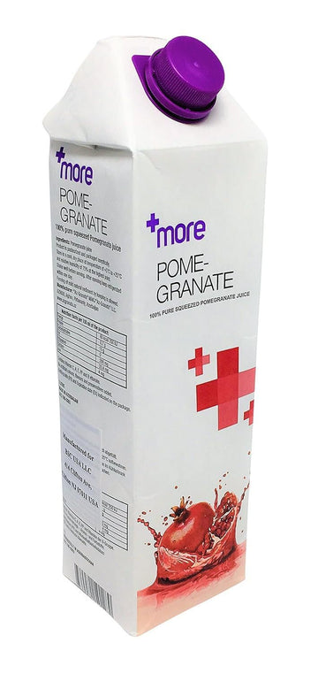 100% Pure Natural Pomegranate Juice, 33.8 Oz Cartoon Box (2 Pack) No Sugar, No Artificial Colors, No Preservatives, No Flavors A