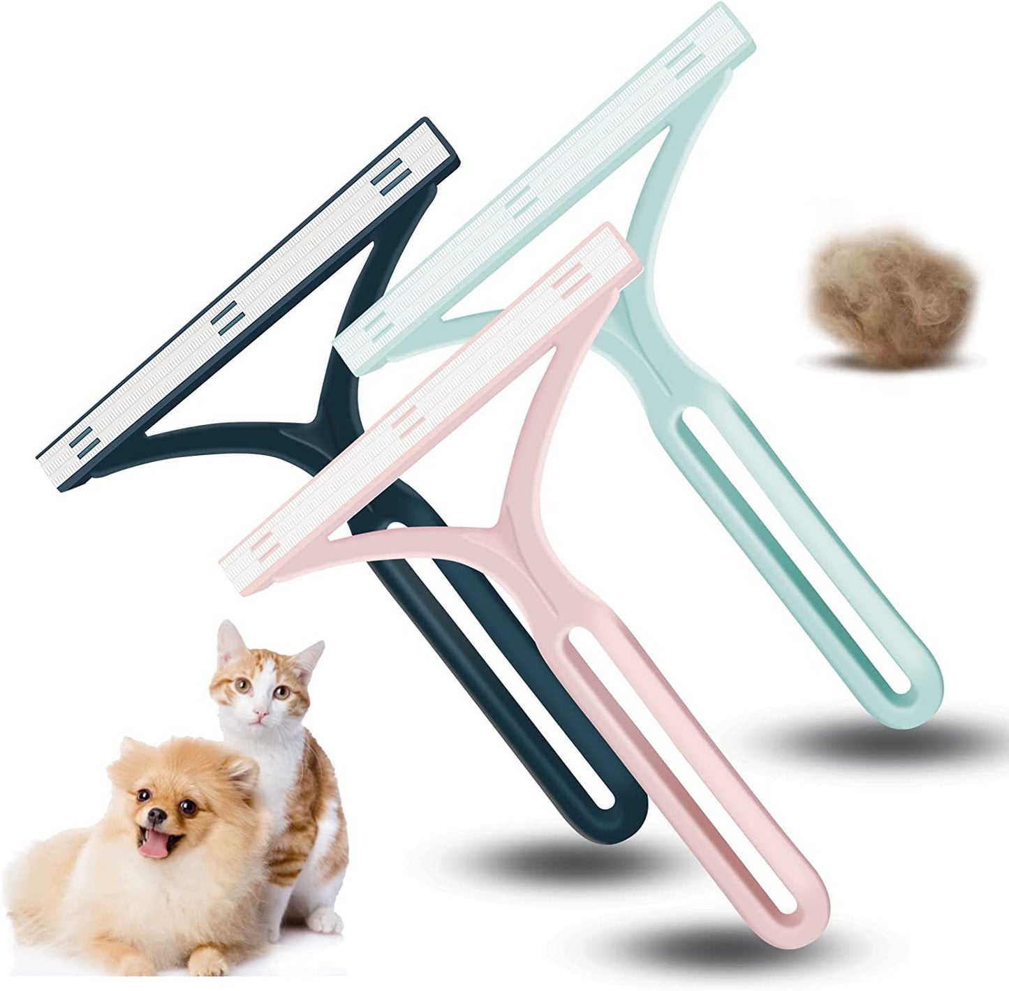Pet Hair Remover - Special Dog Hair Remover Multi Fabric Edge And Carpet Scraper - Pet Hair Remover For Couch, Furniture Carpet,