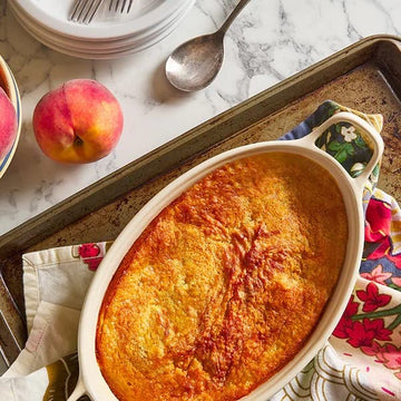 Calhoun Bend Mill Peach Cobbler Mix | Easy To Make Classic Southern Dessert | Versatile Crust Mix For Peach & Other Fruit Fillings | Sweet And Crunchy | Ideal For Baking Enthusiasts - 8 Oz (Pack Of 1)