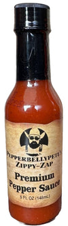 Pepper Belly Petes Zippy-Zap Gourmet Hot Sauce - Premium Red Cayenne - 5oz