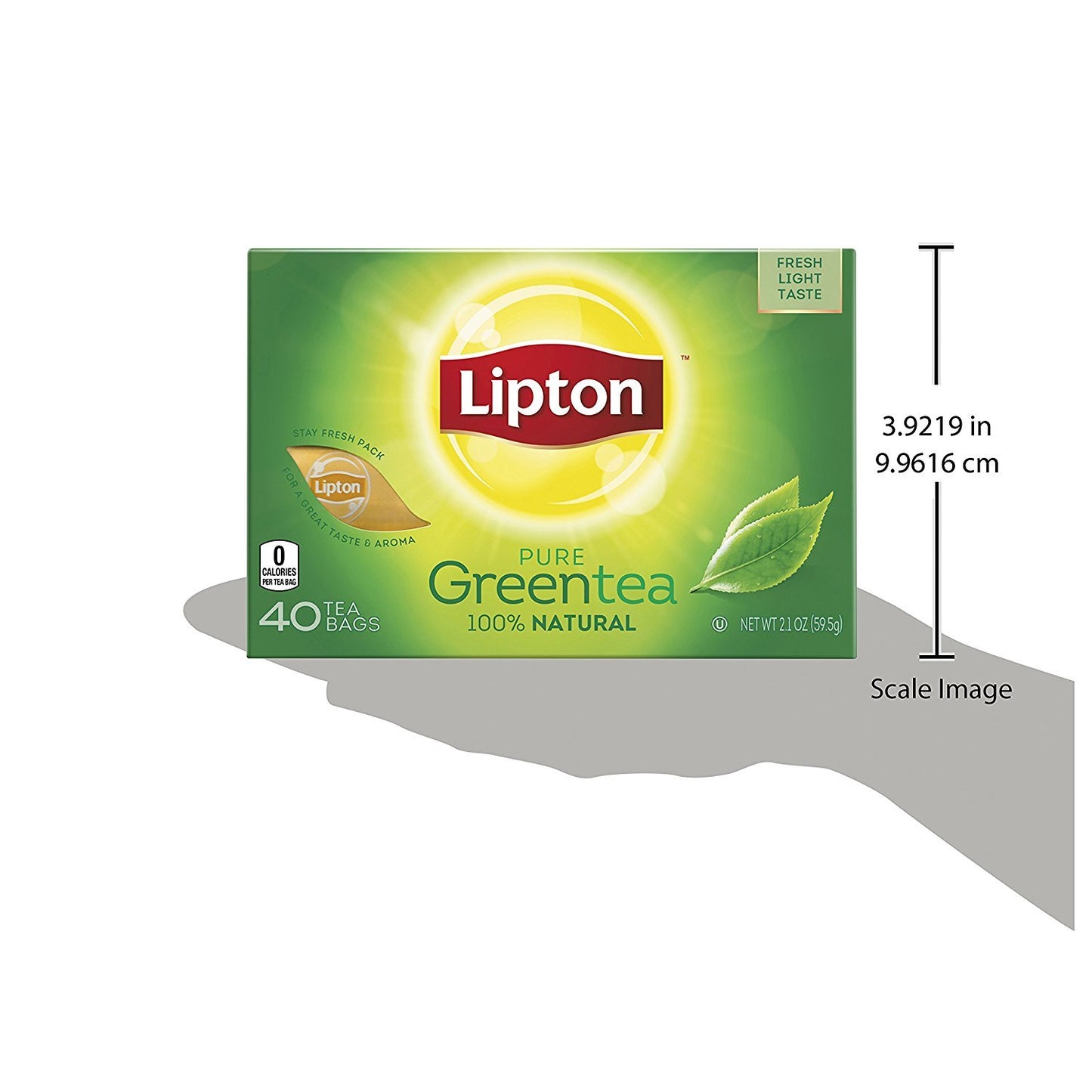 Lipton Green Tea Bags, Hot Or Iced, 40 Count
