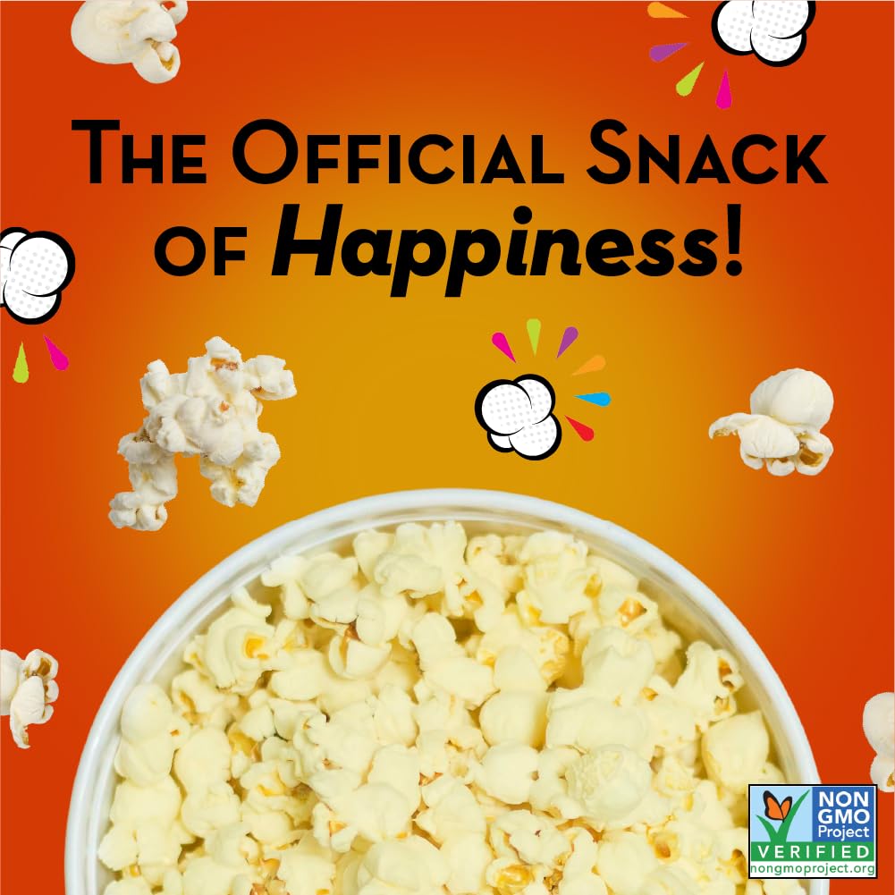 Jolly Time Unpopped Yellow Pop Corn Kernels, Stand Up Resealable Bag, 2 Pound (Pack Of 6)