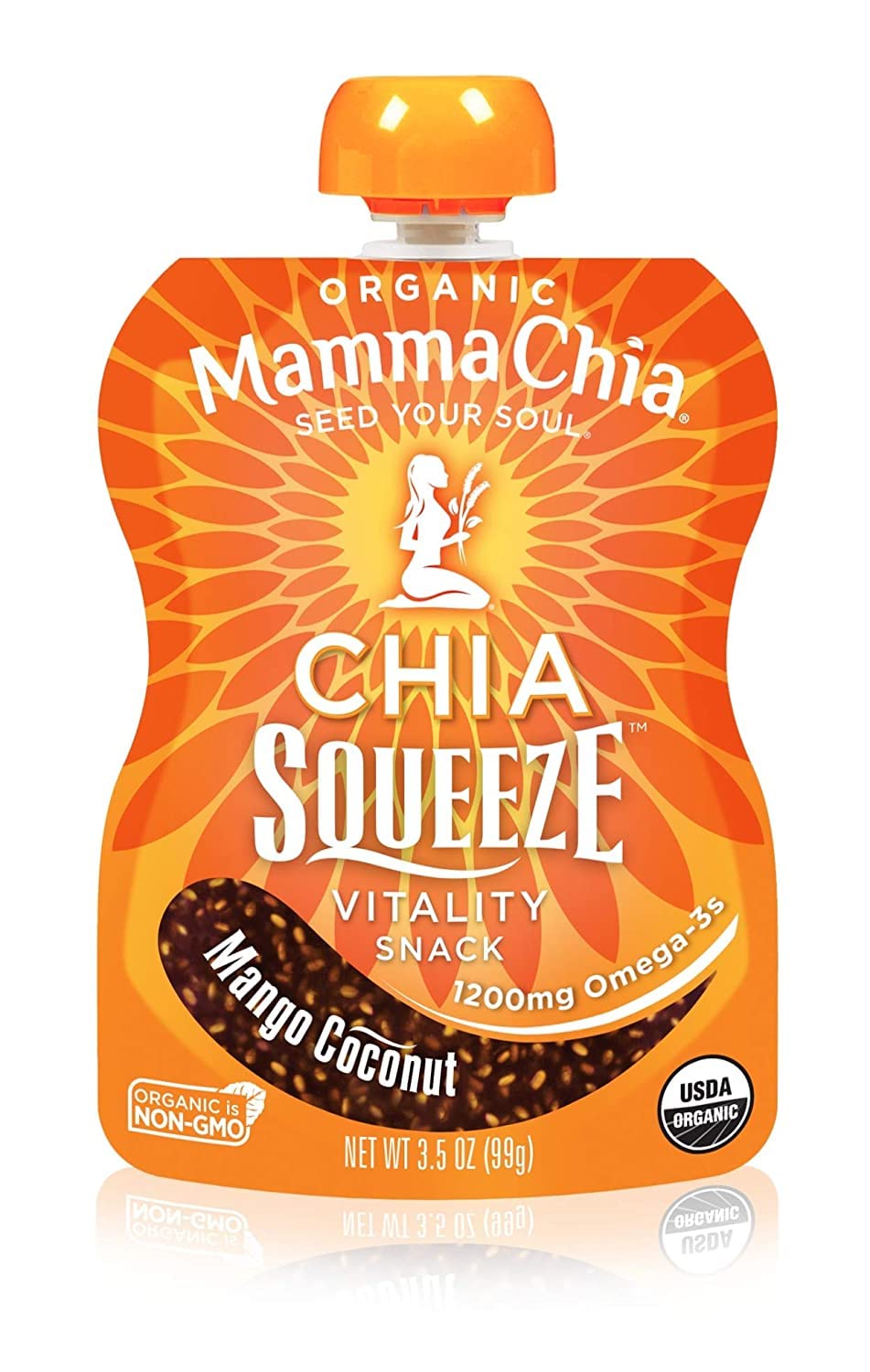 Mamma Chia Squeeze 10-Pack - Wild Raspberry, Green Magic, Blackberry Bliss, Strawberry, Mango Coconut - Healthy Snack Variety
