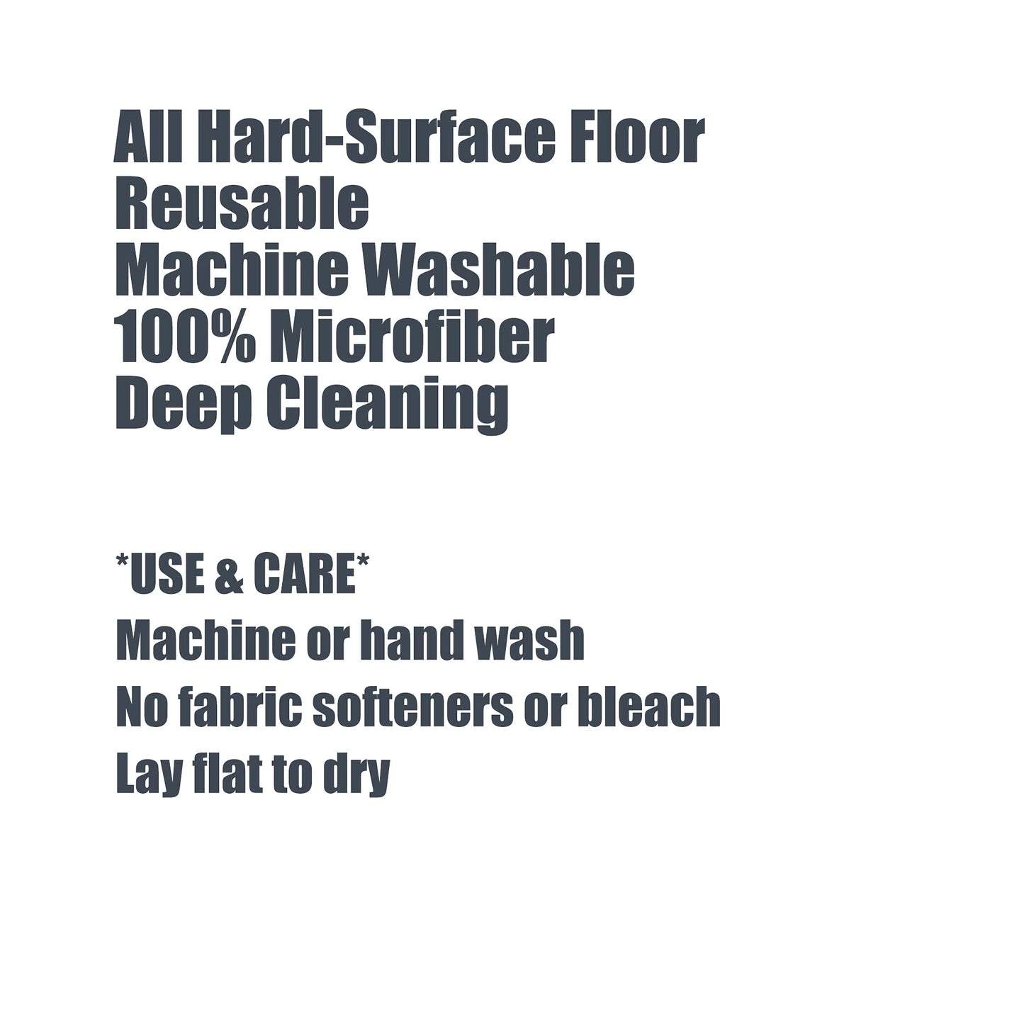 Homsis 2 Pack Mop Replace Head Compatible With Ocedar Easy Wring Spin Mop, 100% Microfiber Mop Refill Spin Mop Replacement, Deep