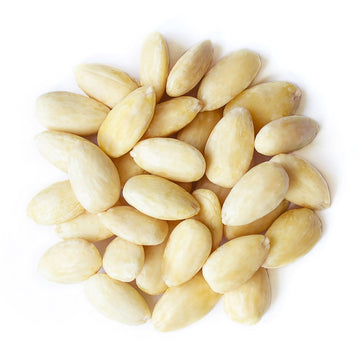 Food To Live - Blanched Whole Almonds, 1 Pound — Raw, Skinless, Unsalted, Keto, Vegan, Kosher, Bulk. High In Protein, Fiber, Vitamin E, Riboflavin.
