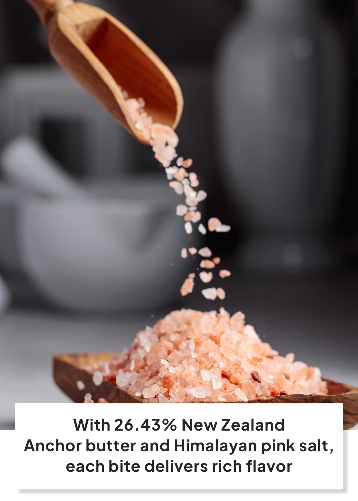 K Food Korean Food Flat Croissant Himalayan Pink Salt, Crispy And Buttery Dessert Bites, Only 102 Calories, Perfect For School L