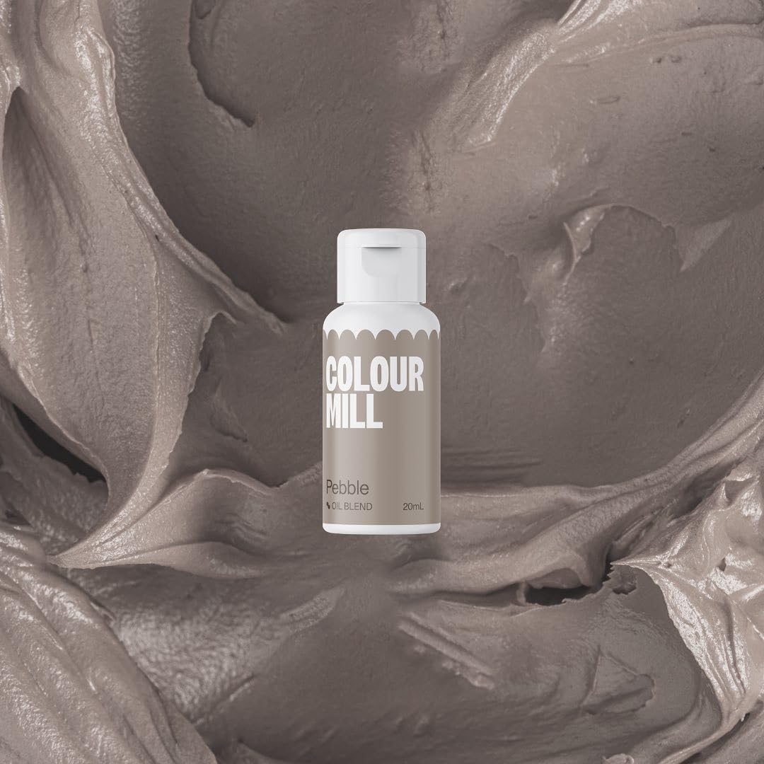 Colour Mill Oil-Based Food Coloring, 20 Milliliters Pebble