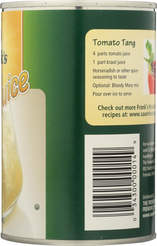 Franks Kraut Juice, 14 Fl Oz (Pack Of 12)