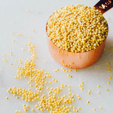 Organic Grains Organic Hulled Millet Grain - 3 Lbs. (48 Oz.) - The Top Whole Millet Grain For Cooking - Non Gmo, Kosher & Vegan