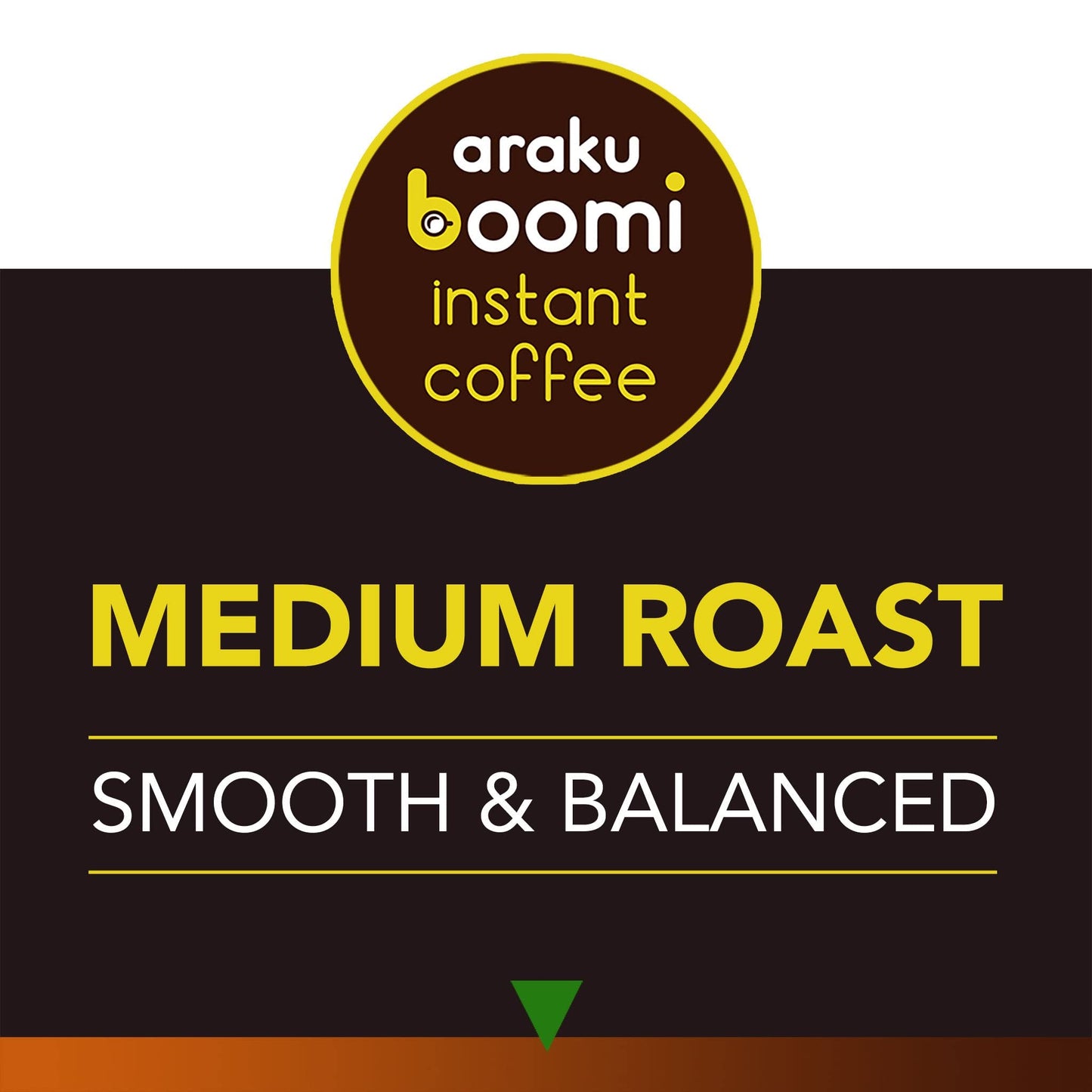 BOOMI INSTANT COFFEE Premium Single Origin Instant Coffee Powder, Medium Roast, 100% Arabica, 7oz Tin