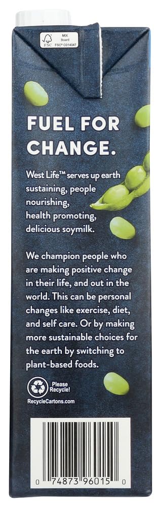 Westsoy Organic Unsweetened Soymilk Original - 32 fl oz - 2 pc