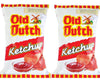Canadian Old Dutch Potato Chips, Ketchup, Large Family Size - 2-Pack