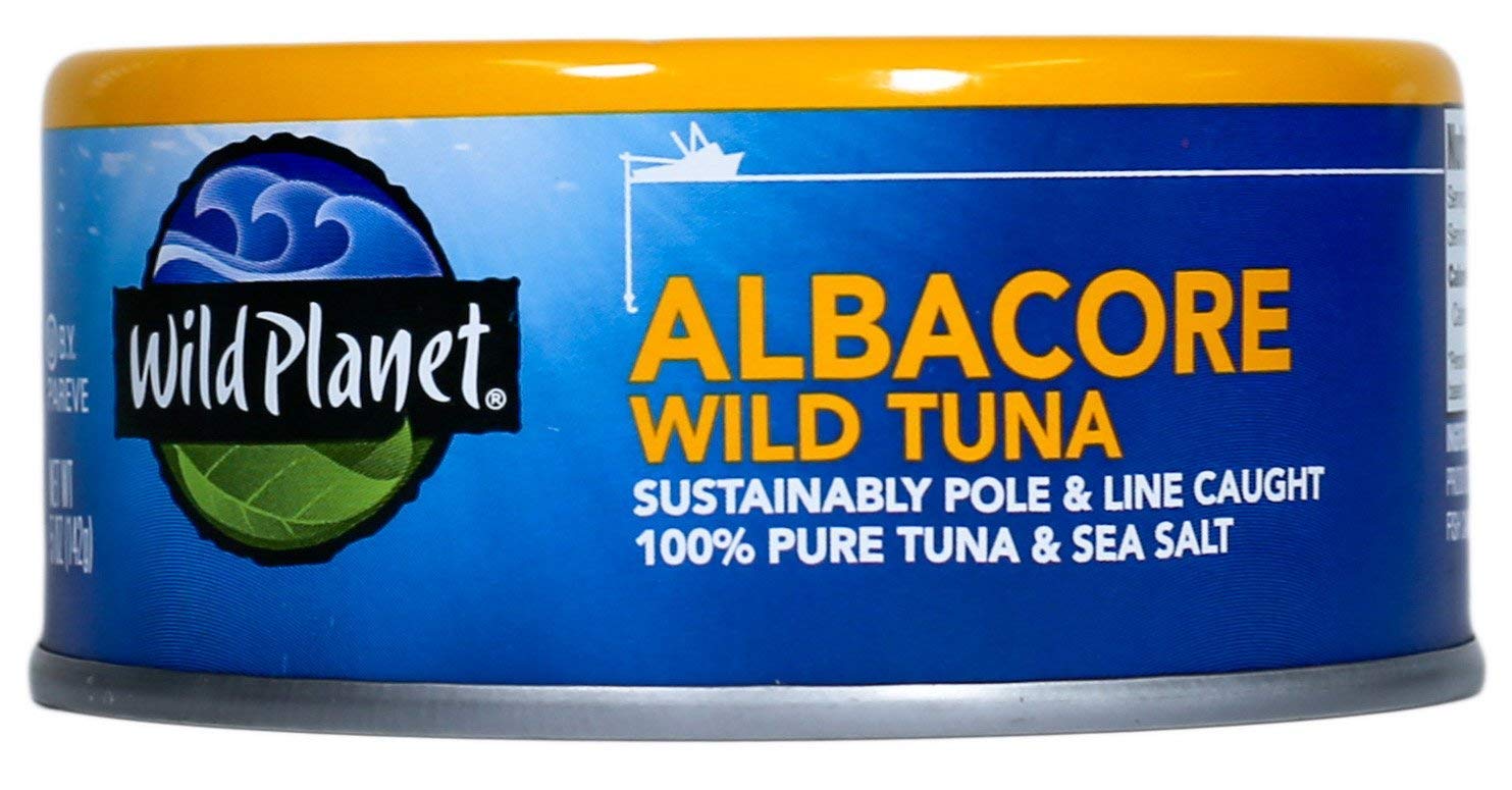Wild Planet Albacore Wild Tuna, 3Rd Party Mercury Tested, 5 Ounce (Pack Of 6)