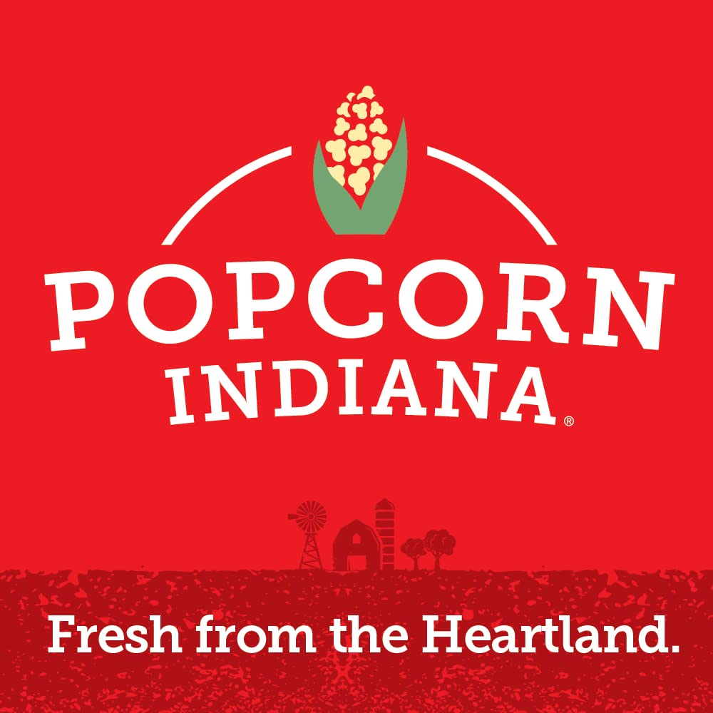 Popcorn Indiana Black & White Chocolate Drizzle - Family Pack - 6.0 Oz (Pack Of 12)