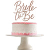 Rose Gold Glitter Bride To Be Cake Topper, Bridal Shower Cake Topper, Bridal Shower Toppers, Bride To Be Cake Toppers For Bridal